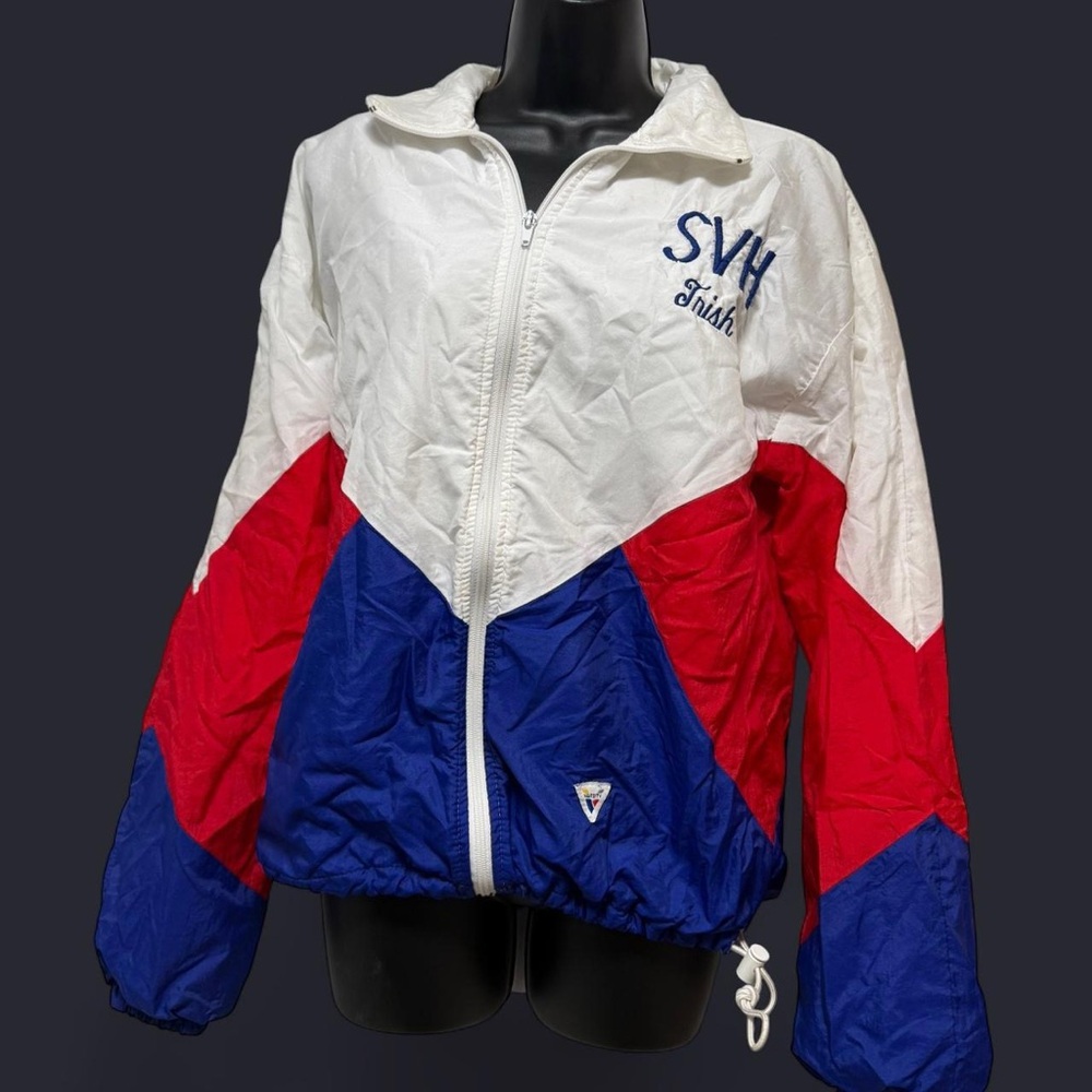 Varsity Women's Tri-Color Bomber Jacket